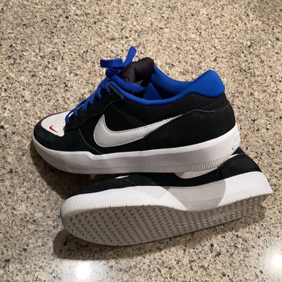 Nike SB Force 58 Black Photon Dust Sport Royal CZ2959002 Size 8.5 - Picture 11 of 11